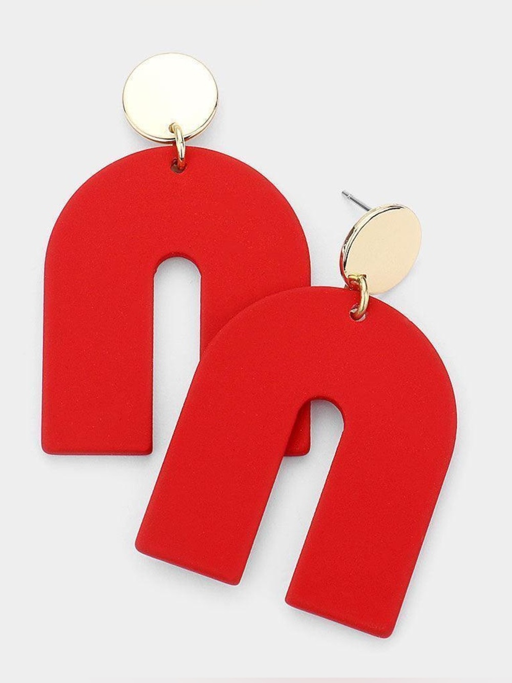 Tres Chic Arched Dangle Earrings
